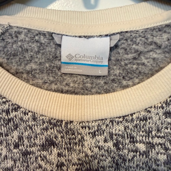 Columbia Cream and Gray Knit Pullover - Picture 3 of 3